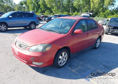 2004 Toyota Corolla S из США, поврежденный, VIN 1NXBR32E54Z239613